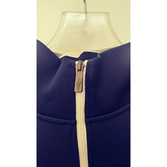 Nike Dark Blue Zipper Knit Jacket - Picture 5 of 7